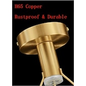 cheap Unique Chandeliers-10cm Ceiling Light Unique Design Ceiling Lights Copper Brass Modern 220-240V