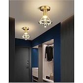 cheap Unique Chandeliers-10cm Ceiling Light Unique Design Ceiling Lights Copper Brass Modern 220-240V
