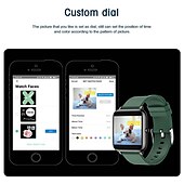 preiswerte Smartwatch-P22 Smartwatch 1.3 Zoll Smartwatch Fitnessuhr Bluetooth Schrittzähler Fitness Tracker AktivitätenTracker Kompatibel mit Android iOS Damen Herren Langer Standby Kamera Kontrolle Anti-verloren IP 67