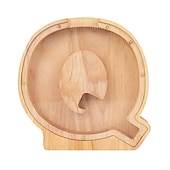 economico I regali-salvadanaio in legno fai da te per ragazzi e ragazze lettere salvadanaio in legno salvadanaio, salvadanaio in legno regalo per compleanno bambini, regalo di Natale
