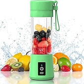 levne Kuchyňské spotřebiče-přenosný mixér osobní mixér s USB dobíjecím mini mixérem na ovocné šťávy mixér osobní velikosti na smoothie a koktejly mini odšťavňovač cestovní šálek 380 ml ovocné šťávy