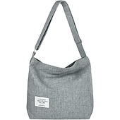 economico Borsette e borse tote-borsa a tracolla in tela da donna – borsa a tracolla minimalista regolabile per uso casual, da viaggio e quotidiano