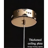 levne Ostrovní světla-23cm led přívěsek světlo ostrov světelný kruh design kulatý design geometrické tvary přívěsek lehký kov umělecký styl vintage styl moderní styl umělecký moderní 85-265v