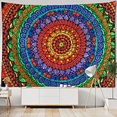 tanie Tkanina mandali-Mandala czeski indyjski gobelin ścienny art decor koc kurtyna wisząca strona główna sypialnia salon akademik dekoracja boho hippie psychodeliczny kwiatowy kwiat lotosu