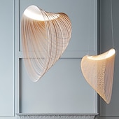 billige Pendellys-80cm sirkel / rund design pendel lys tre led moderne 220-240v