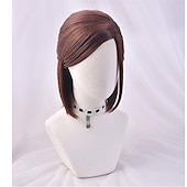 tanie Peruki do gier-ostatni z nas włókno wysokotemperaturowe ostatni z nas 2 peruki cosplay ellie krótkie dla kobiet syntetyczne włosy peruka karnawałowa