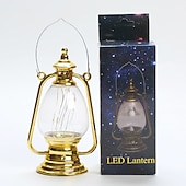 Retro Kerosene Lantern Light Christmas Decorations LED Copper Wire Lamp Creative Candle Lamp Home Decor Halloween Decoration Night Light Portable Lantern cheap Candle Lights-Retro Kerosene Lantern Light Christmas Decorations LED Copper Wire Lamp Creative Candle Lamp Home Decor Halloween Decoration Night Light Portable Lantern