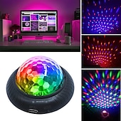 halpa esitysvalot-led disco pallo lavan valot ufo 9 väriä dmx kristalli taikapallo lavan valotehosteet dj bileet jouluääni aktivoivat valot