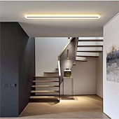 economico Luci da parete-Lightinthebox Lampada da Parete Lunga Minimalista, Lampada da Parete Moderna a LED da 40 cm/60 cm, Lampada da Parete per Soggiorno, Camera da Letto, Comodino, Lampada da Parete per Interni in