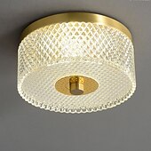 economico Lampade e ventilatori da soffitto-Plafoniere design isola 16cm rame ottone moderne 220-240v