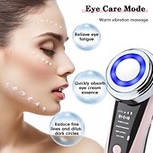 economico Apparecchi per la cura del viso-7 in 1 dispositivi di sollevamento del viso rf microcorrente ringiovanimento della pelle massaggiatore viso terapia della luce anti invecchiamento rughe apparato di bellezza