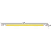זול נורות תאורה-2 יחידות 120x10 מ&quot;מ d12v 15w נורה שבב cob סופר בהירה עוצמה גבוהה 1450lm אלומיניום נורת led התקנים צמודים על פני השטח אור חרוזים אור עבור חנייה נורה אור מנורות ימיות