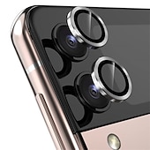 tanie Folie ochronne do telefonów Samsung-1 zestaw Osłona obiektywu kamery Na Samsung Galaxy Z Flip 7 Z Flip 5 Z Flip 4 Szkło hartowane Stop aluminium Twardość 9H Antyodciskowa Diament Odporne na zadrapania