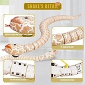 Недорогие Игрушки для розыгрышей и розыгрышей-имитация дистанционного управления игрушка змея быстро движущаяся симуляция поддельная гремучая змея робот игрушка питание контроллер яйца змеи змея ужас навыки игрушка для детей, чтобы играть на