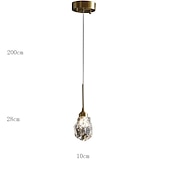 お買い得  ペンダントライト-10cm ユニークなデザインのシャンデリア 銅 真鍮 モダン 220-240v