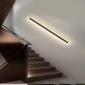 economico Luci da parete-Lightinthebox Lampada da Parete Lunga Minimalista, Lampada da Parete Moderna a LED da 40 cm/60 cm, Lampada da Parete per Soggiorno, Camera da Letto, Comodino, Lampada da Parete per Interni in