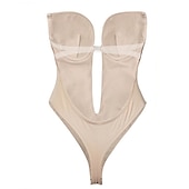 levne Body-dámské body bez zad na bříško push up svatební party &amp;amp; večerní klub sportovní overbust korzet čistě barevné domácí outfity