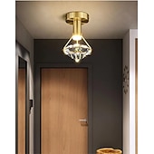 cheap Unique Chandeliers-10cm Ceiling Light Unique Design Ceiling Lights Copper Brass Modern 220-240V