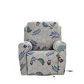 cheap Recliner Chair Cover-Recliner Covers Slipcovers Super Stretch Floral Printed Sofa Couch Cover Non Slip 1 Seater Lazy Boy Chair Covers Furniture Protector with Side Pocket for Living Room