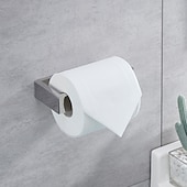 economico Portarotoli carta igienica-porta carta igienica, distributore di rotoli di carta igienica in acciaio inossidabile 304 da parete da 14,5 cm per bagno&amp;amp; cucina (nero/nichel spazzolato/cromo)