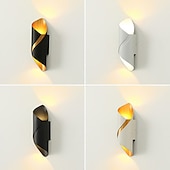abordables appliques murales extérieures-15w extérieur résistant aux intempéries applique 10,9 pouces moderne applique murale led or noir / platine fonte d&#039;aluminium lampe de lavage murale pour porche jardin couloir balcon paysage ac85-265v