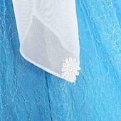 billiga Klänningar med sagotema-barn flickor elsa frozen kostym klänning paljett blommig performance party blå maxi långärmad prinsessa söta klänningar höst vinter normal passform 3-10 år