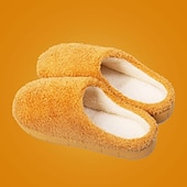 cheap Home Slippers-Home Slippers for Women Men, Fuzzy House Slippers Memory Foam  Slippers Slip on Cozy Bedroom Shoes Anti-Skid Rubber Sole Indoor Outdoor Shoes