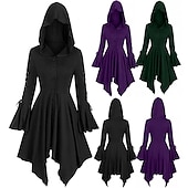 cheap Dresses-Retro Vintage Punk &amp; Gothic Medieval Dress Masquerade Witch Plague Doctor Women&#039;s Fantasy Steampunk Walpurgis Night Masquerade Party Adults&#039; Dress