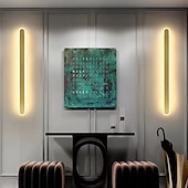 economico Luci da parete-Lightinthebox Lampada da Parete Lunga Minimalista, Lampada da Parete Moderna a LED da 40 cm/60 cm, Lampada da Parete per Soggiorno, Camera da Letto, Comodino, Lampada da Parete per Interni in
