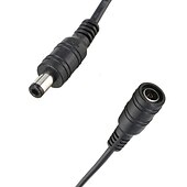 economico Accessori LED-2 pz 30 cm dc 5,5 mm x 2,5 mm maschio a femmina cavo di collegamento interruttore (adatto per telecamera di sicurezza cctv led)