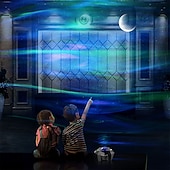 abordables lumières de projecteur de galaxie d&#039;étoile-aurora galaxy projecteur lumière projection d&#039;étoiles avec haut-parleur de musique projecteur de veilleuse avec lune projecteur d&#039;aurores boréales pour chambre/salle de jeux/home cinéma/plafond