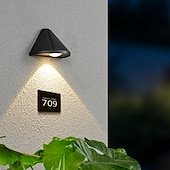 abordables luces de pared al aire libre-luces de pared led para interiores al aire libre dormitorio puerta exterior lámpara de pared luz de pared de aluminio ip65 85-265v 5 w