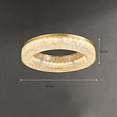 economico Lampadario in Cristallo-60cm sospensione lanterna design plafoniere rame ottone moderne 220-240v