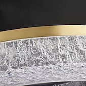 economico Lampadario in Cristallo-60cm sospensione lanterna design plafoniere rame ottone moderne 220-240v