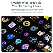 preiswerte Smartwatch-P22 Smartwatch 1.3 Zoll Smartwatch Fitnessuhr Bluetooth Schrittzähler Fitness Tracker AktivitätenTracker Kompatibel mit Android iOS Damen Herren Langer Standby Kamera Kontrolle Anti-verloren IP 67