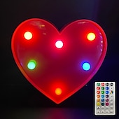 abordables 123496-LED lettre lumières signe 26 lettres alphabet avec télécommande allumer des lettres signe coloré pour veilleuse mariage/fête d&#039;anniversaire alimenté par batterie lampe de noël bar à la maison