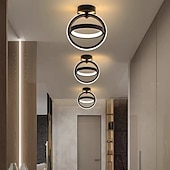 voordelige Dimbare plafondlampen-24cm semi-inbouw plafondlampen metaal geverfde afwerkingen led nordic style 3000/6000k 110-120v 220-240v