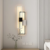 cheap Indoor Wall Lights-Modern LED Acrylic Wall Lamp 15W 28W Tricolor Dimming / Warm Light can be Selected for Bedroom Corridor Stair Bathroom Indoor Lighting Lamps Home Decoration