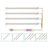cheap Plant Growing Lights-LED Grow Light Full Spectrum 50cm Red/Blue Plants Lamp DC5V Phyto Lamp 72Leds/144LEDs/216LEDs/288LEDs Rotation Flexible Light Indoor