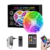 お買い得  WiFi&amp;音楽コントロール-led スマート ストリップ ライト 10 メートル 20 メートル 30 メートル rgb 音楽同期 12v led ストリップ 5050 smd 色を変更する led ライトと bluetooth コントローラ アダプタ寝室ホーム テレビ バックライト diy の装飾