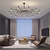 economico Luci a sospensione-Fuochi d&#039;artificio a soffitto rotante, 12/24 luci 39 &quot;/51&quot; lampada da soffitto a puntatore creativo per soggiorno, moderna plafoniera a led da incasso, luci di fuochi d&#039;artificio