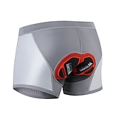 abordables Ropa Interior y Capas Base para Hombre-WOSAWE Hombre Ropa interior de ciclismo Pantalones cortos bicicleta Culotte Ciclismo Bicicleta Bermudas Pantalones cortos Ropa interior Ajuste semiformado MTB Bicicleta Montaña Ciclismo Carretera