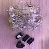 Недорогие Питание от электросети-Сеточные гирлянды 6x4 м 880