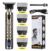 Χαμηλού Κόστους Ξύρισμα &amp; Αποτρίχωση-t9 usb ηλεκτρική μηχανή κοπής μαλλιών επαγγελματική ξυριστική μηχανή ανδρικής ξυριστικής μηχανής νέα επαναφορτιζόμενη κουρευτική για γένια εργαλεία κοπής κουρέων