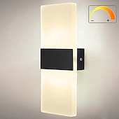 economico Luci da parete-moderna lampada da parete in acrilico a led dimmerabile 7w luce bianca luce su e giù la luce è applicabile agli apparecchi di illuminazione per interni della decorazione della casa delle scale del