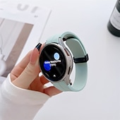 economico Cinturini per orologi Samsung-Cinturino per orologio  per Samsung Orologio 7/6/5/4 40/44mm, Orologio 5 Pro 45mm, Orologio 6 Classic 43/47mm, Orologio 4 Classic 42/46mm Silicone Sostituzione Cinghia 20mm Chiusura Magnetica