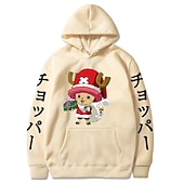 economico Grafica di personaggi di cartoni animati e film-One Piece Tony Tony Chopper Felpa con cappuccio Anime Cartone animato Manga Tasca frontale Grafica Per Da coppia Per uomo Per donna Per adulto Stampa a caldo