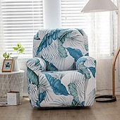 cheap Recliner Chair Cover-Recliner Covers Slipcovers Super Stretch Floral Printed Sofa Couch Cover Non Slip 1 Seater Lazy Boy Chair Covers Furniture Protector with Side Pocket for Living Room