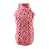 ieftine Pulovere-Câini Pulovere Haine pentru catelus Jumper Modă stil minimalist Îmbrăcăminte pentru câini for Corgi Beagle Shiba Inu Mops Pudel