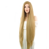 levne Paruky filmových postav-princezna zapletená rapunzel dlouhé rovné yaki blond cosplay party paruky halloween paruky